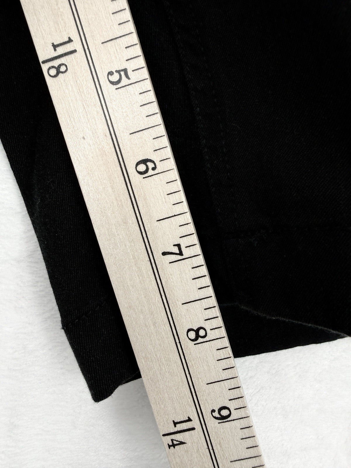 Mugsy Travelers Shorts Medium Mens Black 8” Cotton Stretch Back Elastic