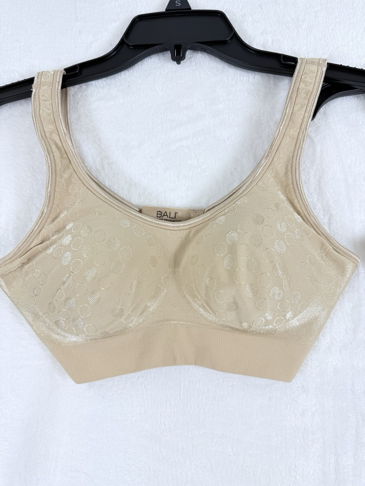 Bali Comfort Revolution Bra Small Beige Lot Of 2 3488 B488 Womens Wireless