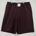 Uniqlo C Sweat Wide Shorts 3XL Mens Wine 10”  Elastic Waist Drawstring New NWT