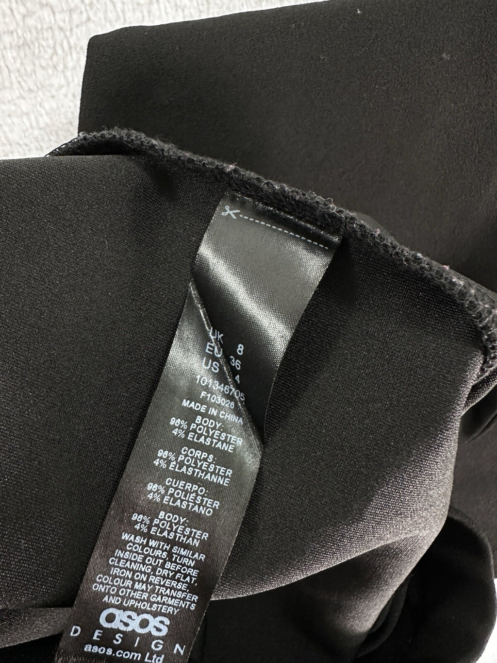 ASOS High Waisted Pleated Pull On Pants Black Size 4 Petite Womens