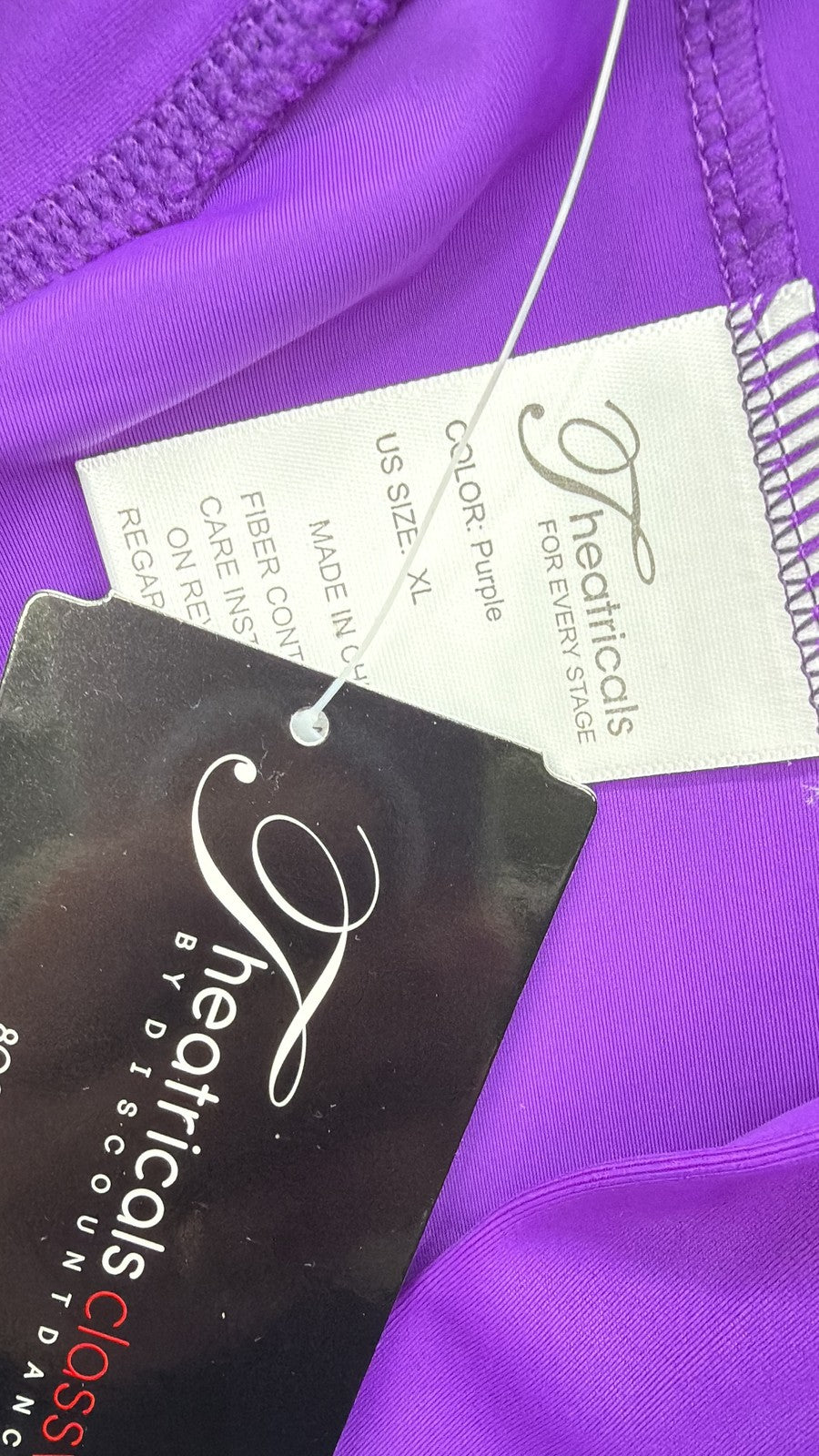 Theatricals Dance Shorts XL Womens Purple Lot 2 Dancewear Mid Rise 6” New NWT