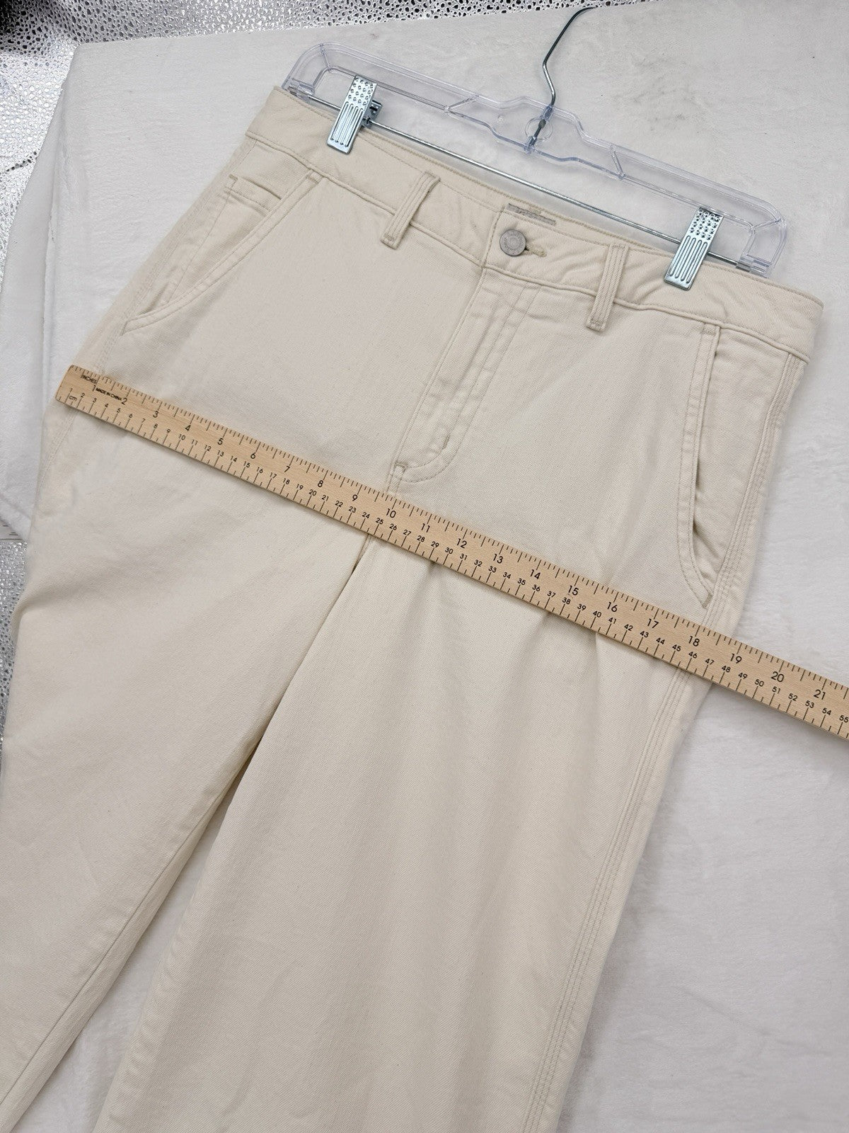 LL Bean Jeans 10 Petite Straight Leg Natural Classic Fit Womens