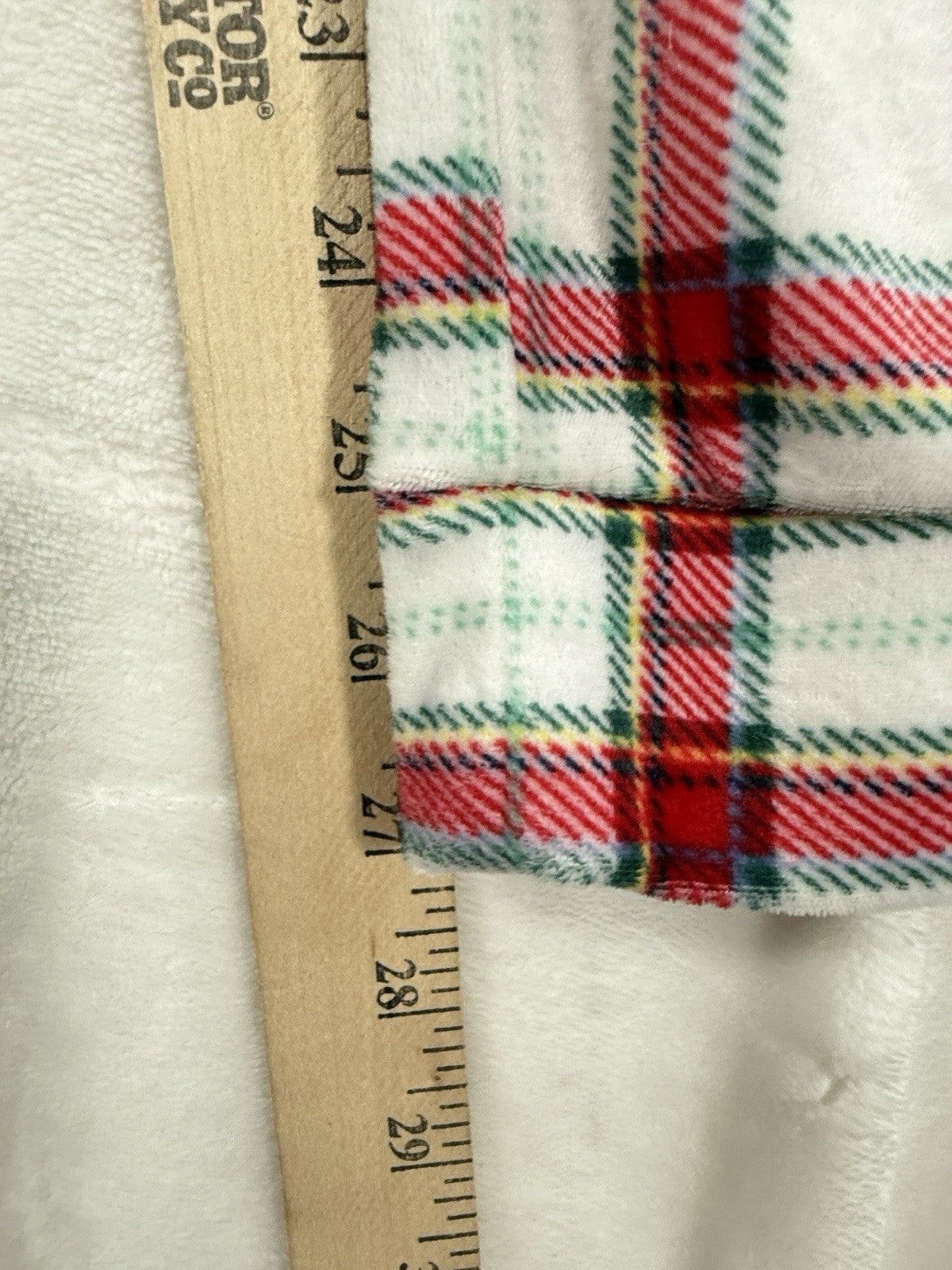 Auden Pajama Pants Small Red Plaid Flannel Soft Womens