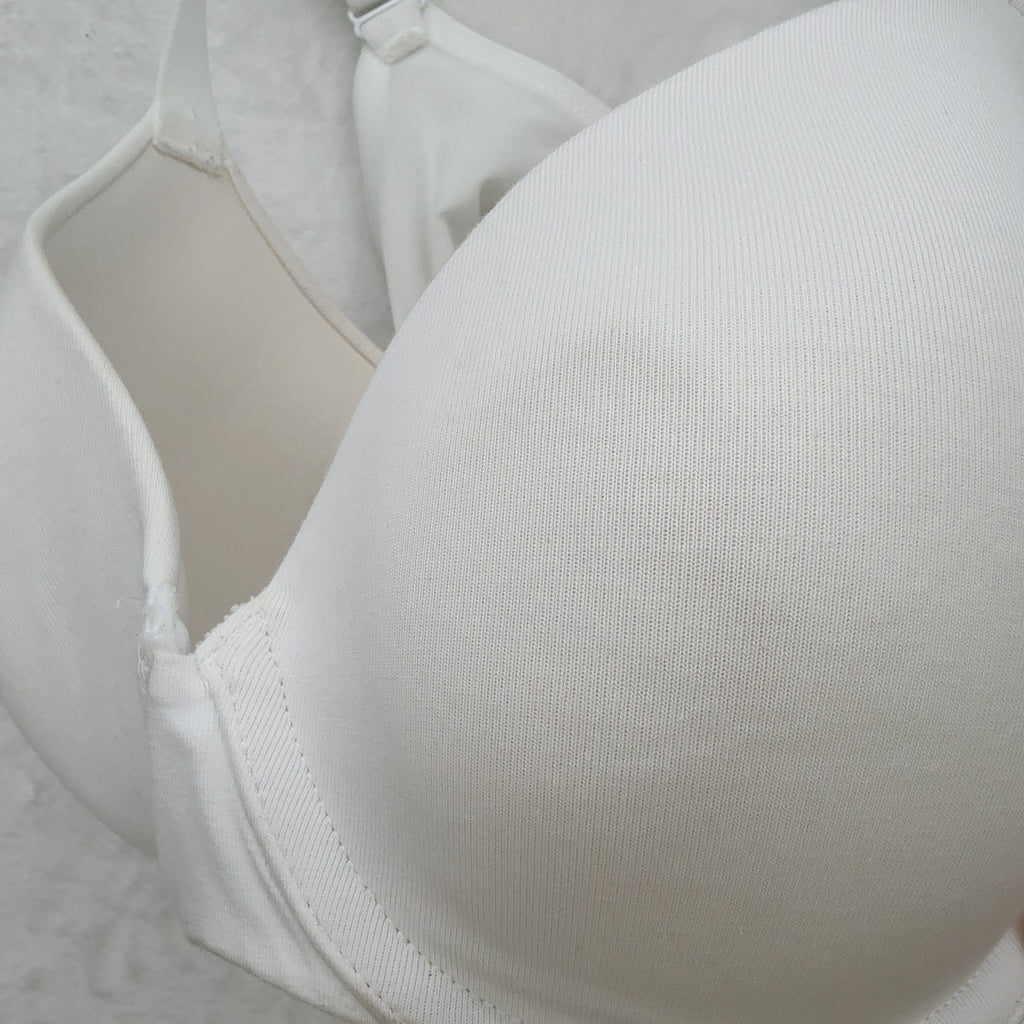 Cacique Bra 40C Lightly Lined T Shirt Womens White Lane Bryant