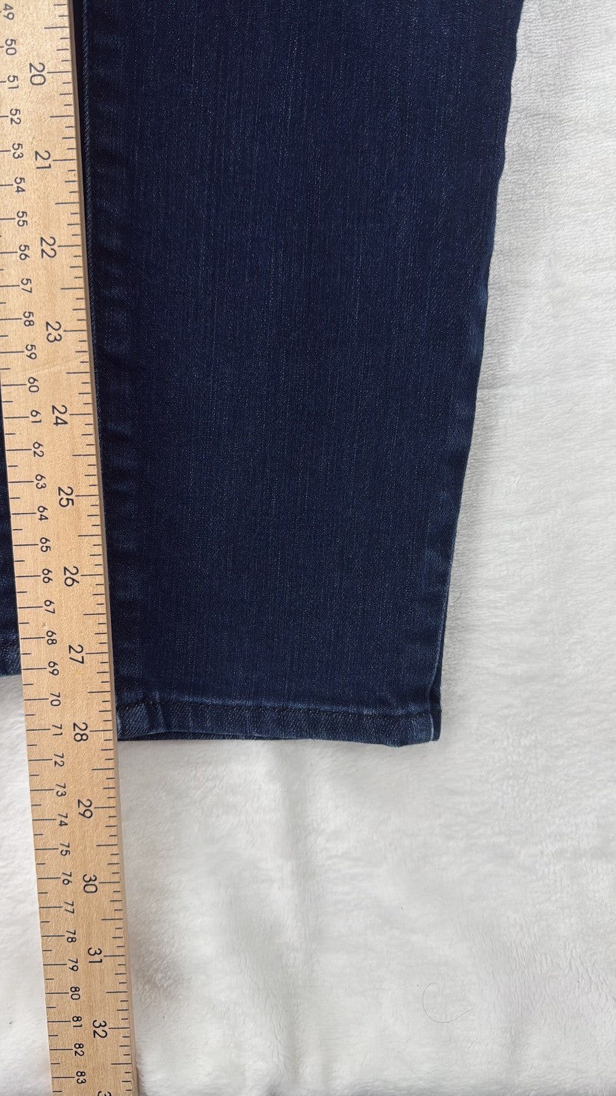 Talbots Pull On Jegging Jeans 10 Womens Dark Blue Stretch Denim