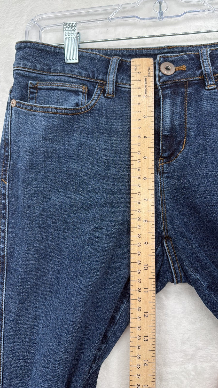 J.Jill Modern Slim Boot Cut Jeans 4P Womens Blue 4 Petite Denim Mid Rise