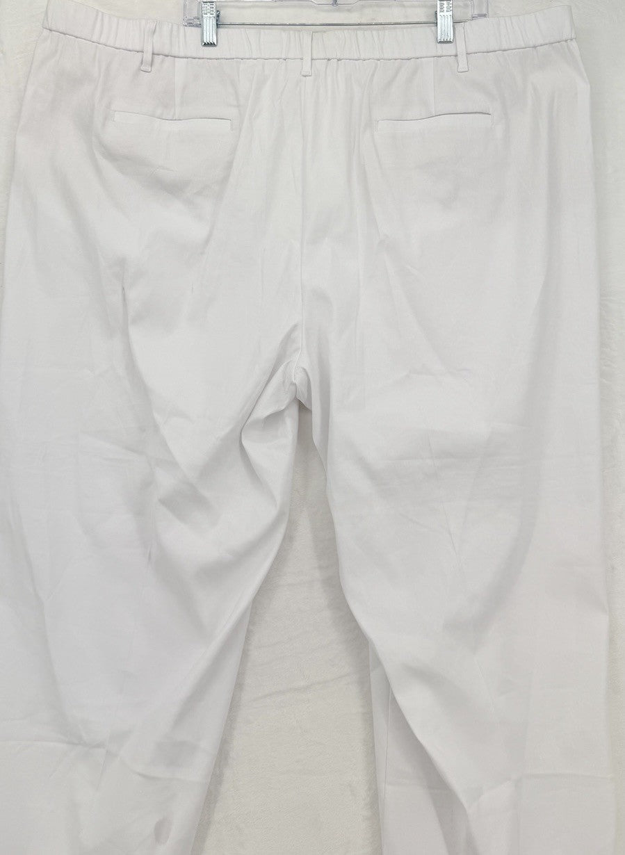 J Jill Linen Stretch White 4X Pants Plus Size Women *Read New NWT