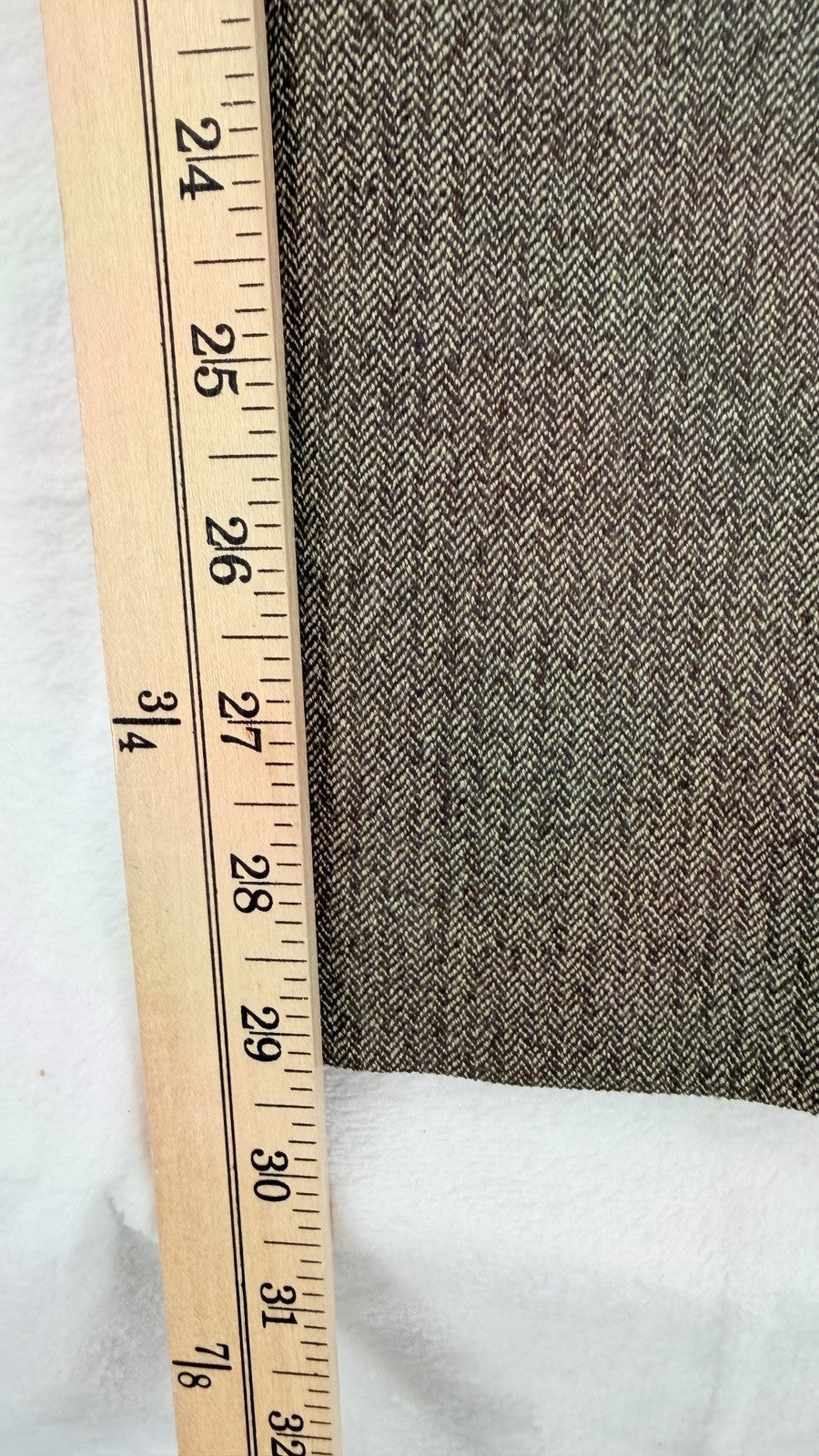 Vintage LL Bean Pants 6 Womens Wool Stretch Pleated Brown High Rise Straight New
