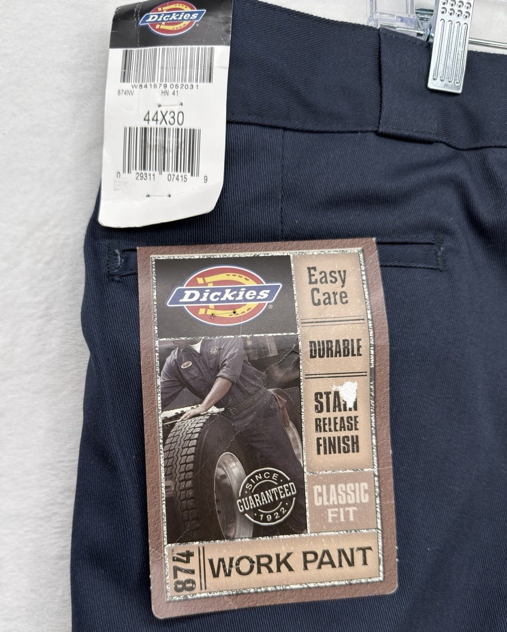 Dickies 874 Work Pants 44x30 Classic Fit Blue Mens New NWT