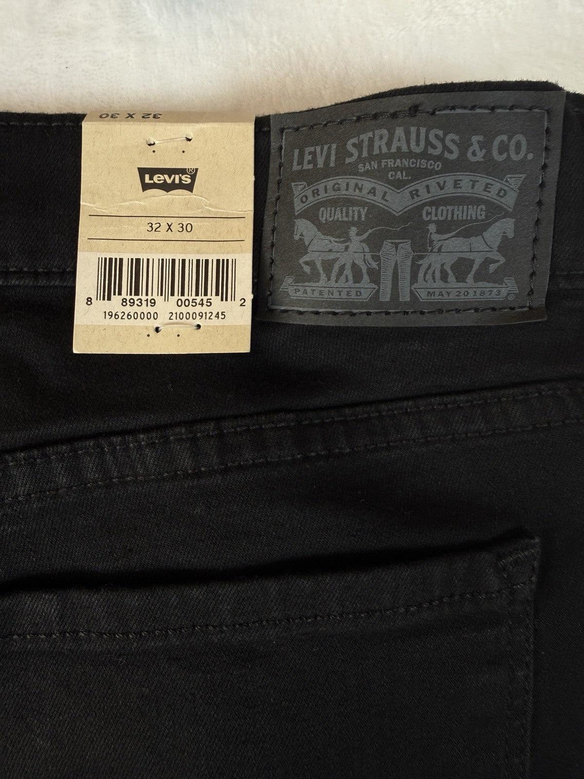 Levis 311 Shaping Skinny Jeans 32 Womens Black 32x30 New NWT