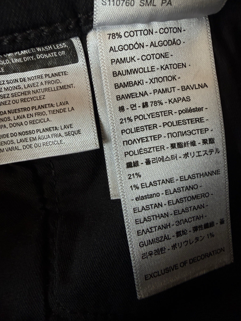 Levis 311 Shaping Skinny Jeans 32 Womens Black 32x30 New NWT