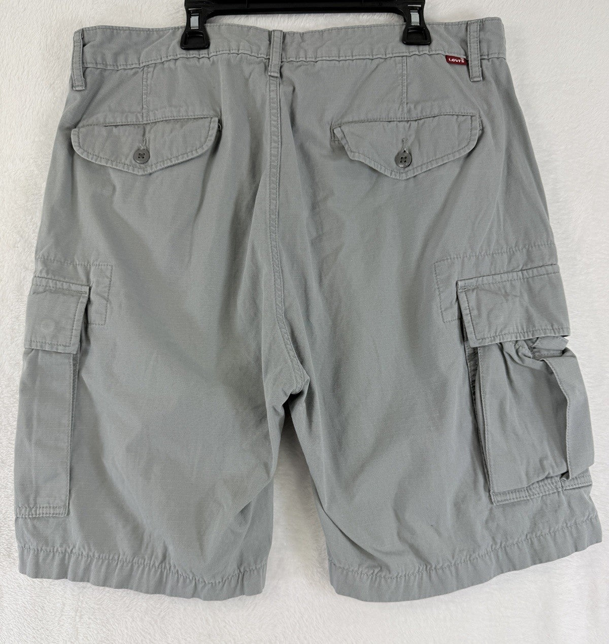 Levis Cargo Shorts 34 Mens Gray 9” Levi Strauss