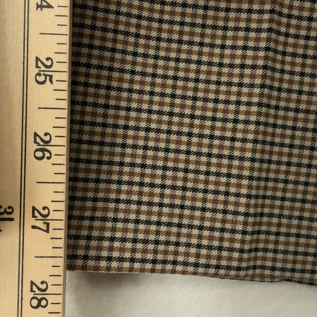Rafaella Dress Pants 16 Womens Brown Plaid Pull On Stretch