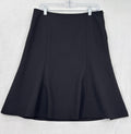 Vintage Gap Skirt 8 Y2K Black Fit Flare Wool Stretch Pencil Womens