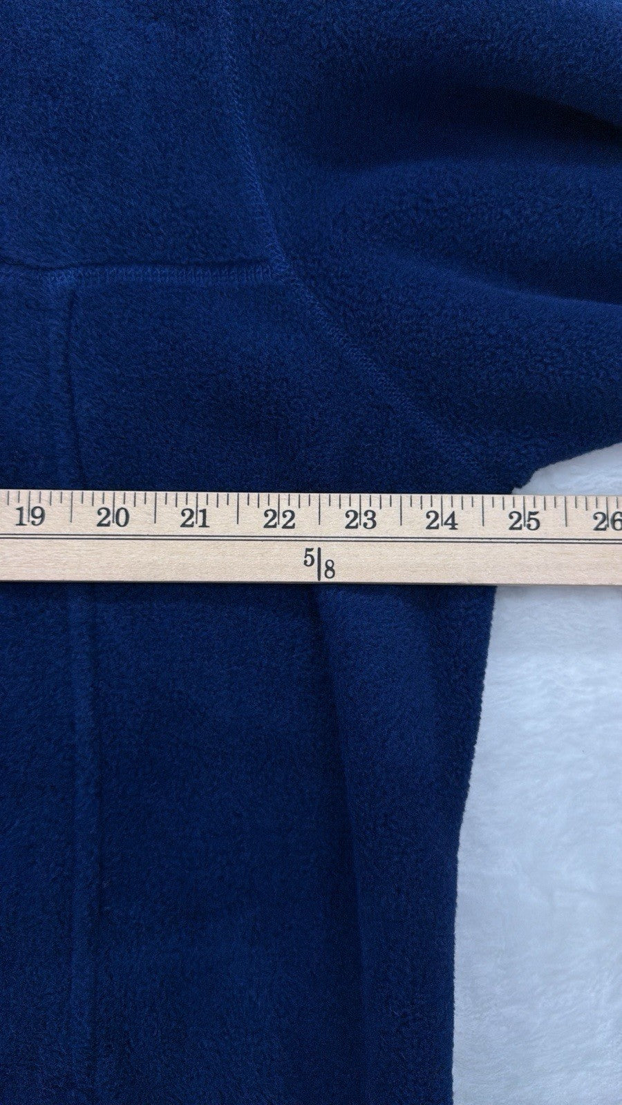 Vintage LL Bean Fleece Jacket XL Men Blue Full Zip Mock Neck 90s