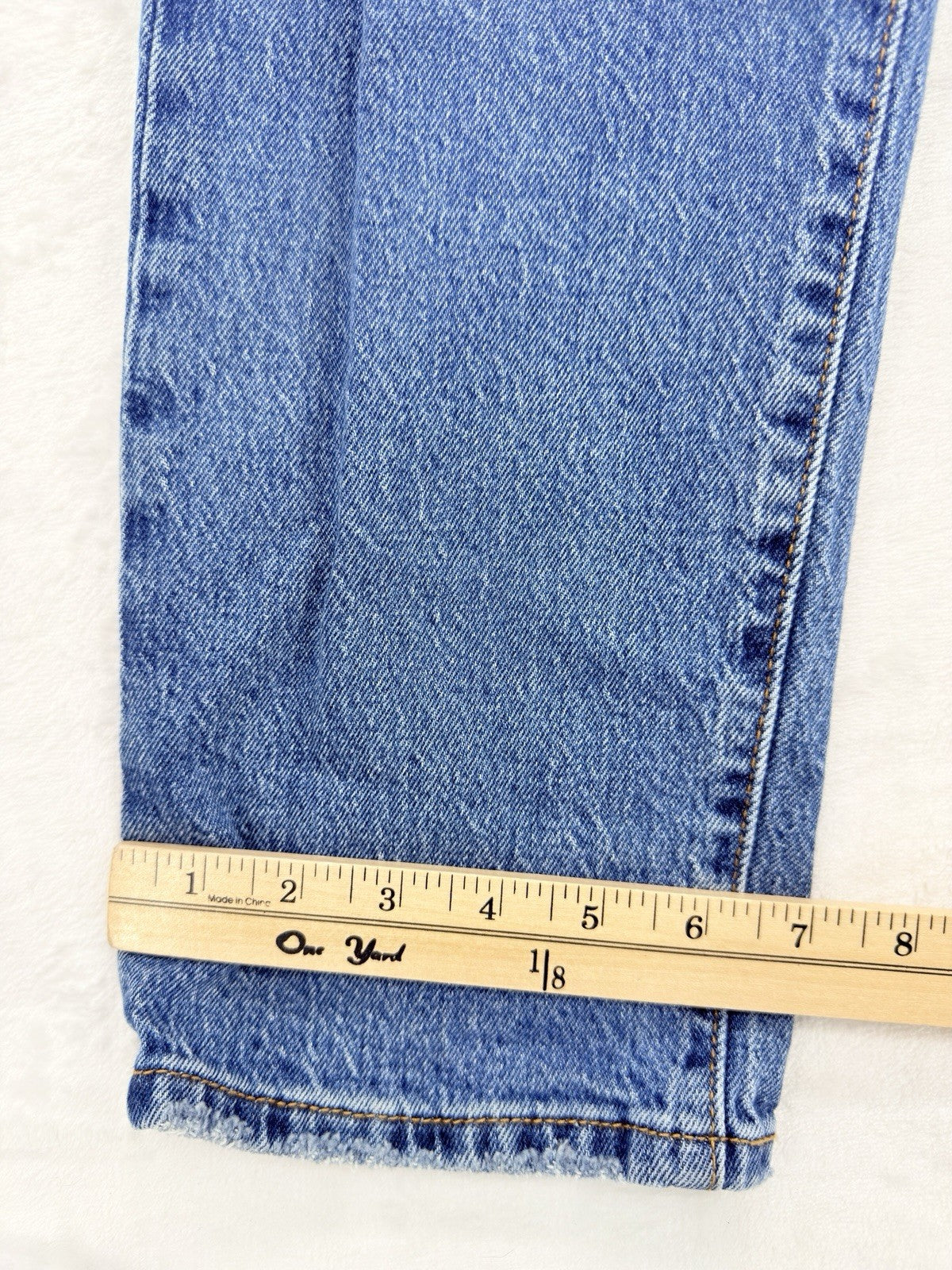 Levis 501 Womens Jeans 28 Cotton Stretch Button Fly Blue 28x30