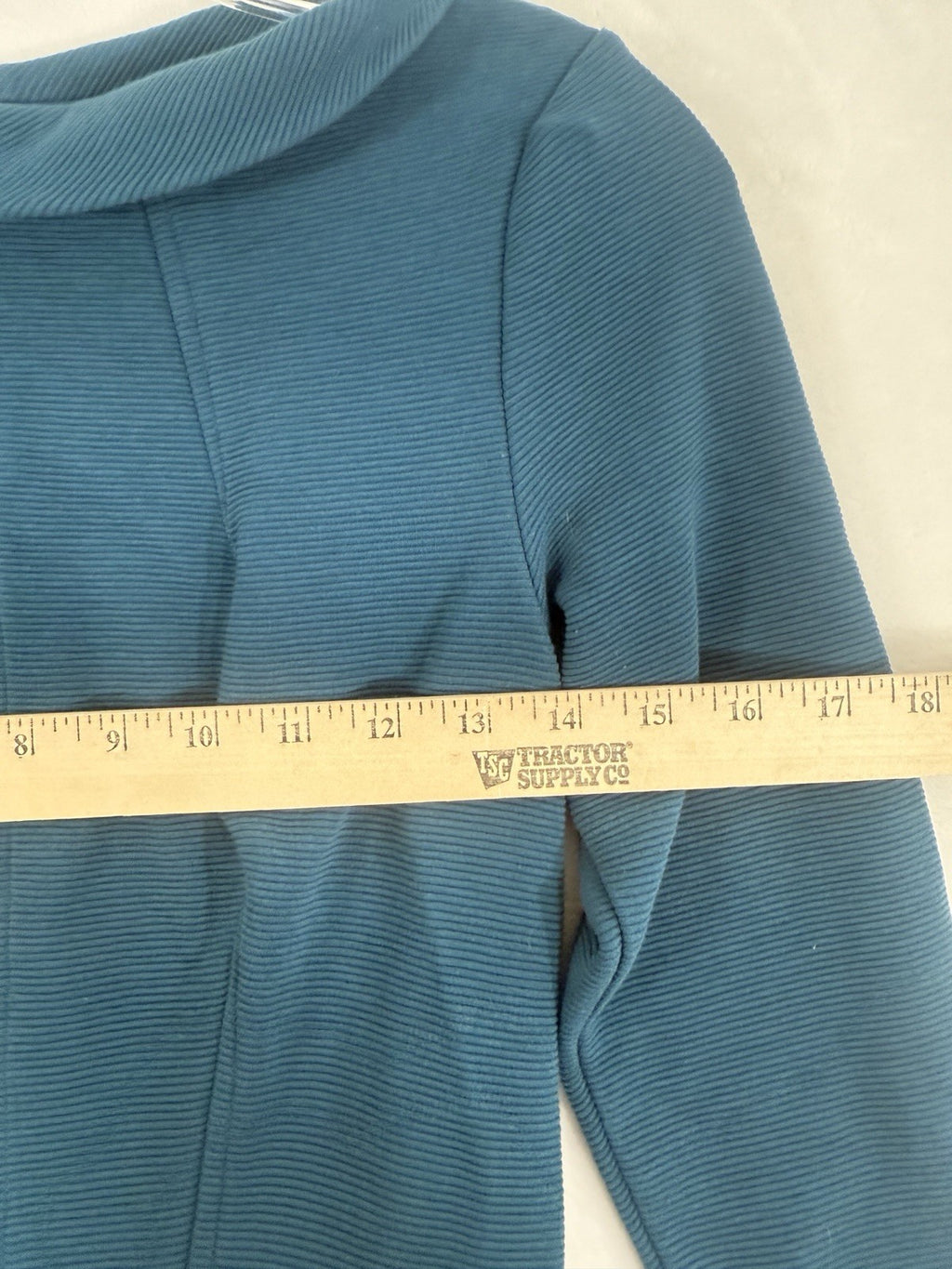 Boden Dress 8 Long Maria Boat Neck Sheath Dress Green Pencil 3/4 Sleeve Womens