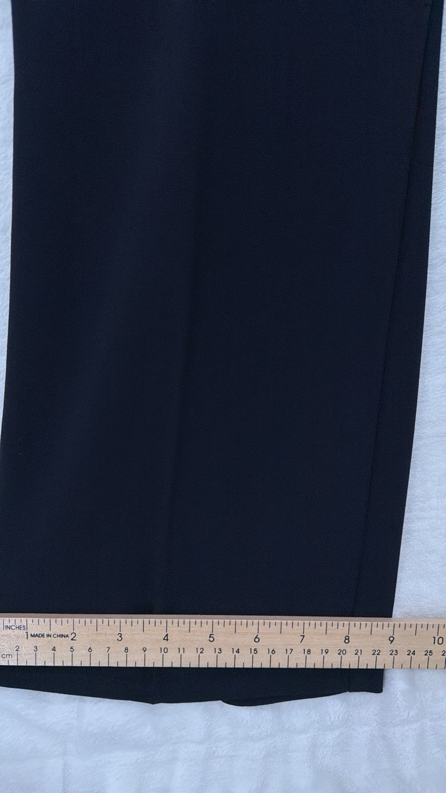 Briggs New York Pants 12 Short Navy Blue Pull On Straight Leg Womens 12S
