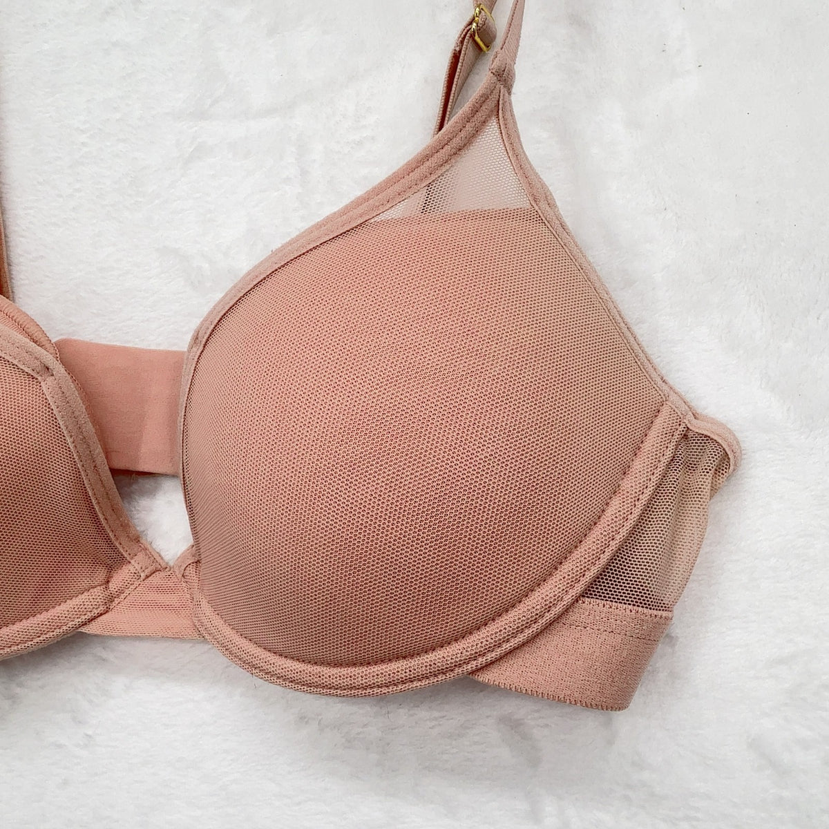 Pepper All You Bra 34B Womens Pink Beige