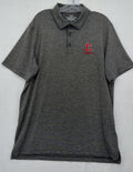 Vineyard Vines Performance Polo Shirt Cornell Logo Mens Large Brown Gray