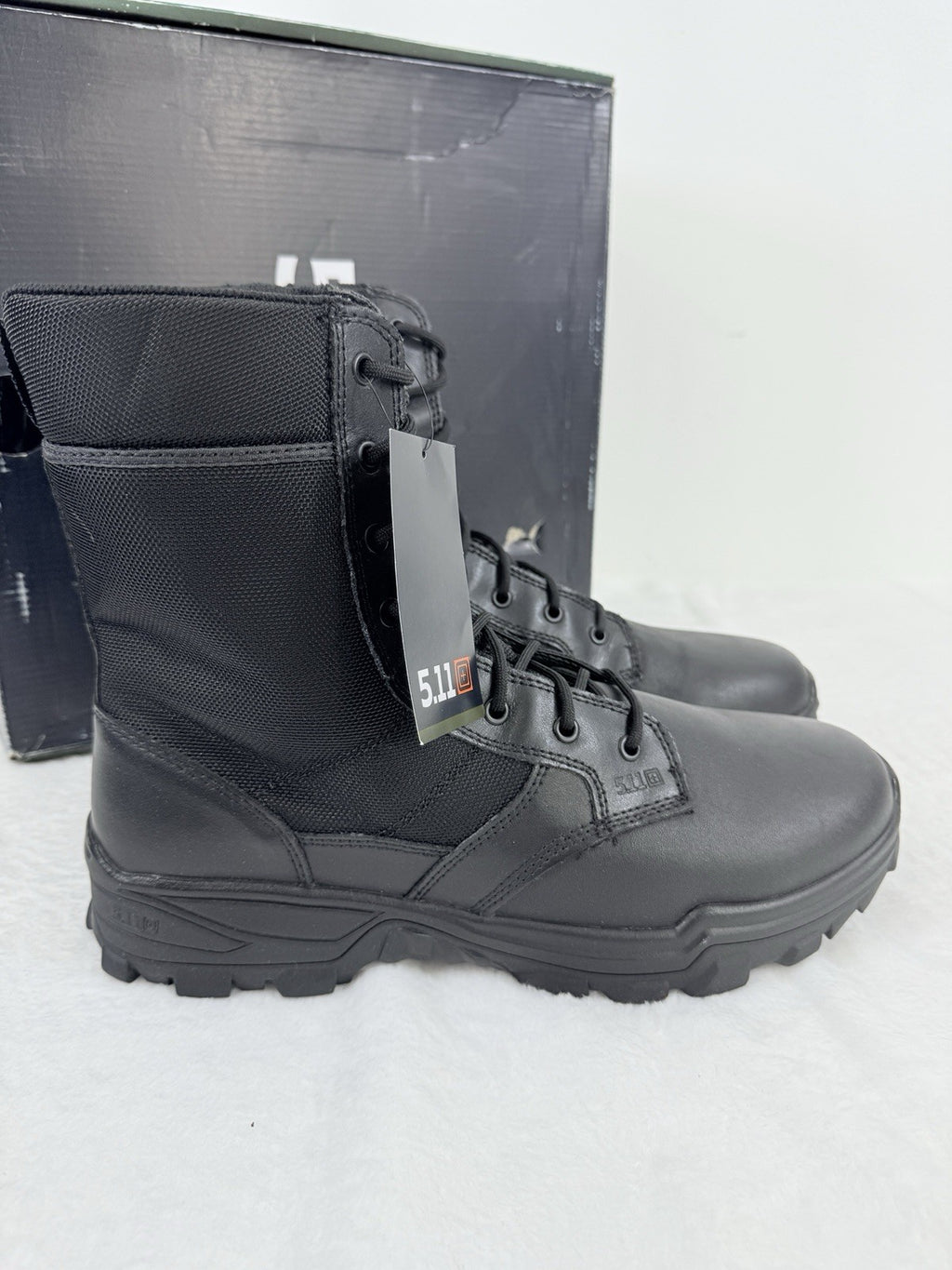 5.11 Tactical Boots 14 Mens Black New Speed 3.0 Waterproof Side Zip ASTM