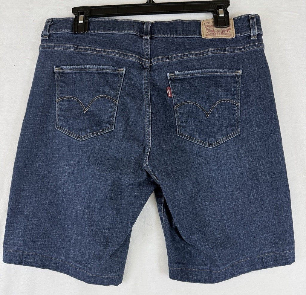 Levis Classic Bermuda Shorts 31 Womens Blue Denim