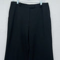 Brooks Brothers 346 Dress Pants 12 Womens Black Caroline Fit Straight Leg