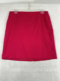 Talbots 14 Petite Skirt Wool Stretch A-Line Hot Pink Lined Womens 14P