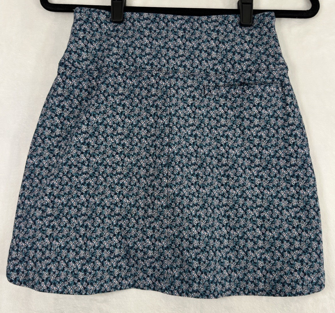 Walter Hagen Golf Skort XS Blue Floral Print Pockets Sculpt Lady Womens NEW