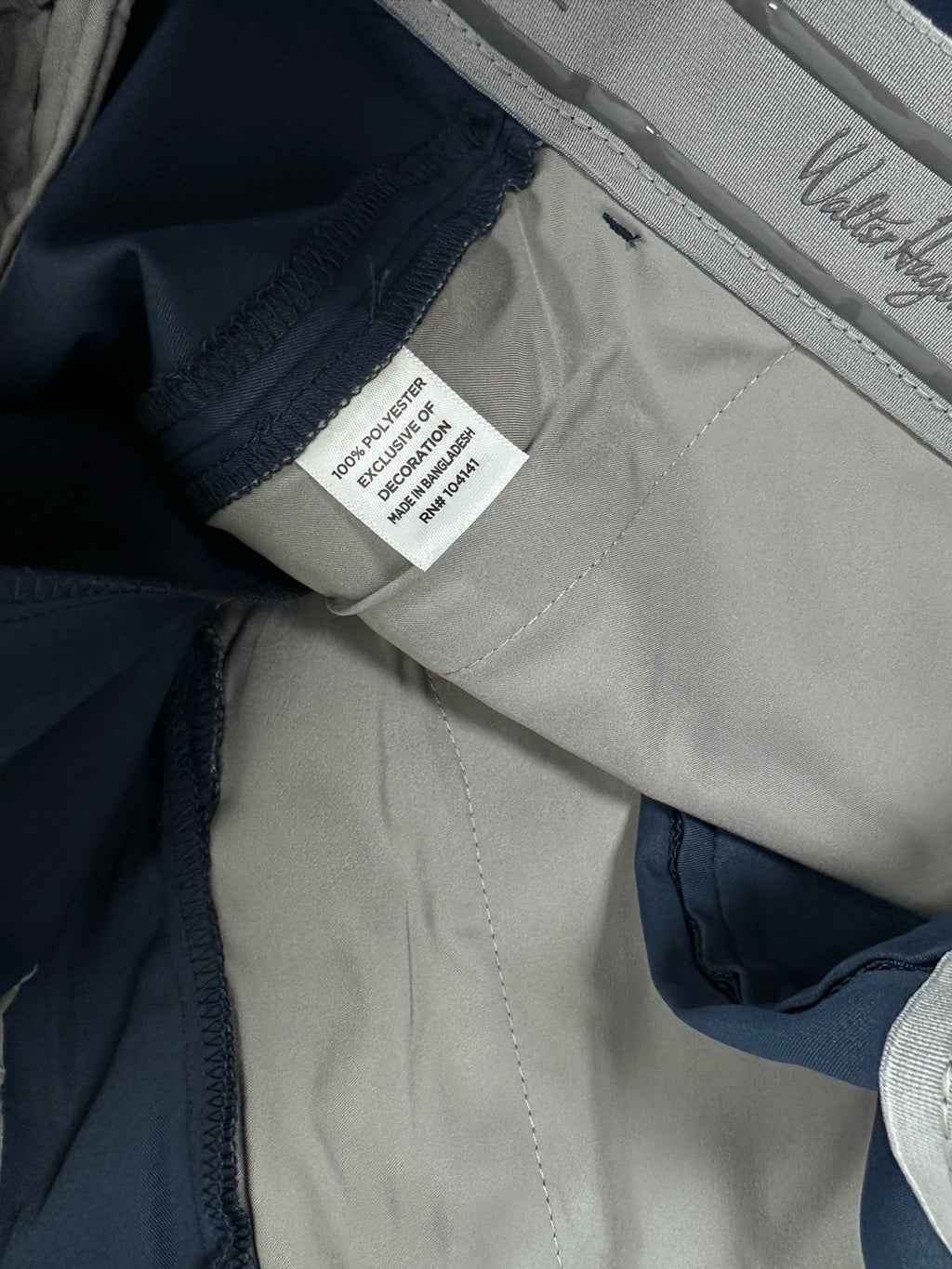 Walter Hagen Golf Shorts Mens 52 Navy Blue Flat Front 10” Men’s NWT Big Tall