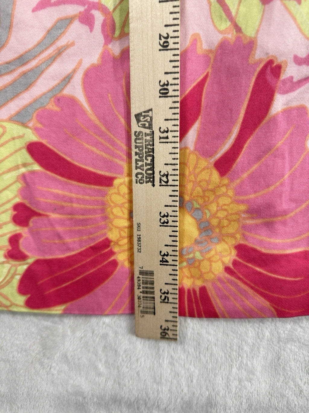 Vintage Talbots Dress 2P 2 Petite Sleeveless Pink Floral Cotton Stretch Short