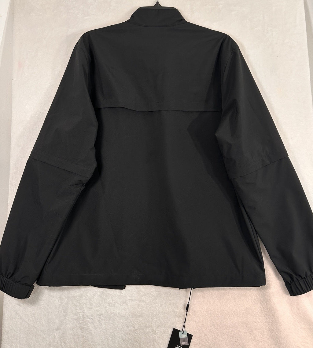 Walter Hagen Golf Jacket Men’s Small Black P11 Rain Waterproof Windbreaker NEW